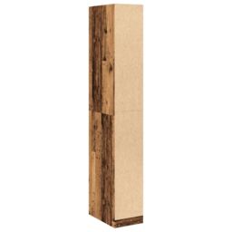 Berkfield Home Wardrobe Old Wood 30x50x200 cm Engineered Wood in Brown - Size: 30 x 50 x 200 cm - thumbnail 6