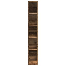 Berkfield Home Wardrobe Old Wood 30x50x200 cm Engineered Wood in Brown - Size: 30 x 50 x 200 cm - thumbnail 4