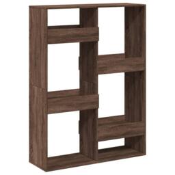Berkfield Home Room Divider Brown Oak 100x33x135 cm Engineered Wood - Size: 100 x 33 x 135 cm - thumbnail 6