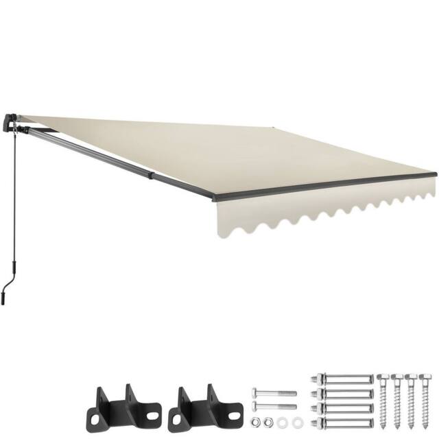 tectake Retractable Awning Ornella in Beige - Size: 300 cm x 250 cm - image 1