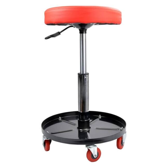 Nordara Mechanics Creeper Seat 360° Swivel Wheels Padded Garage Stool Trolley - image 1