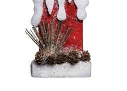 Shatchi B/O LED Red Foam Single Candle-31cm, 1 LED - thumbnail 2