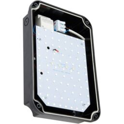 Loops Outdoor IP65 Commercial Bulkhead Wall Light - Cool White LED - Microwave Sensor - thumbnail 4