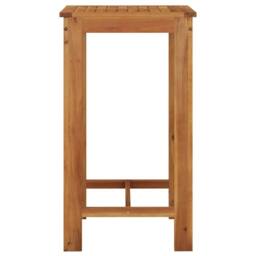 Berkfield Home Garden Bar Table 60x60x105 cm Solid Wood Acacia in Brown - Size: 60 x 60 x 105 cm - thumbnail 4