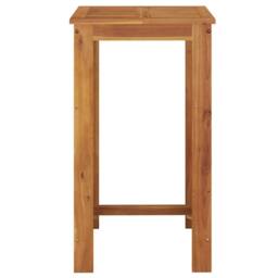Berkfield Home Garden Bar Table 60x60x105 cm Solid Wood Acacia in Brown - Size: 60 x 60 x 105 cm - thumbnail 3