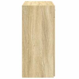 Berkfield Home Sideboard Sonoma Oak 80x42.5x93 cm Engineered Wood in Brown - thumbnail 5
