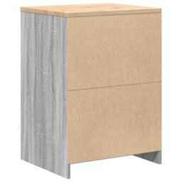 Berkfield Home Garage Storage Cabinet Grey Sonoma 60x51x85 cm Solid Wood Pine - Size: 60 x 51 x 85 cm - thumbnail 8