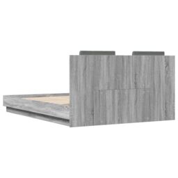 Berkfield Home Bed Frame without Mattress Grey Sonoma 120x200 cm - Size: Small Double - thumbnail 6