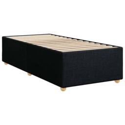Berkfield Home Bed Frame without Mattress Black¬†Single¬†Fabric in Black - Size: Single - thumbnail 3