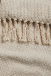 Drift Home 'Hayden' Textured Woven Throw in Cream - Size: 130 cm x 180 cm - thumbnail 3