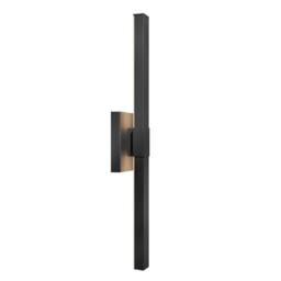 Netlighting Kichler Nocar Large LED Outdoor Modern Wall Lamp Black 3000K IP44 - thumbnail 1