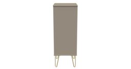 Ready Assembled 2 U Metro 5 Drawer Tall Bedside (Ready Assembled) in Light Brown - thumbnail 2