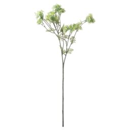 Hill Interiors Plumb Blossom Spray Artificial Flower in Green - thumbnail 1