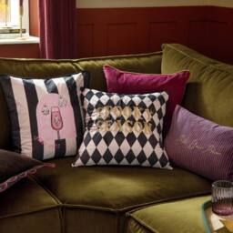 Furn Spooky Season Velvet Halloween Cushion in Gold - Size: 45 cm x 45 cm - thumbnail 5