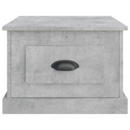 Berkfield Home Coffee Table Concrete Grey 50x50x35 cm Engineered Wood - Size: 50 x 50 x 35 cm - thumbnail 6