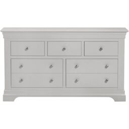 Seconique Bordeaux 3+2 Drawer Chest (Fully Assembled) in Light Grey - thumbnail 4