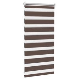 Berkfield Home Zebra Blind 40 x 100 cm Coffee in Brown - thumbnail 4