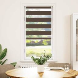 Berkfield Home Zebra Blind 40 x 100 cm Coffee in Brown - thumbnail 2