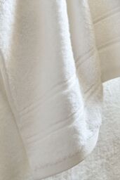 CHRISTY 'Antalya' 100% Turkish Cotton 6 Piece Luxury Bath Towel Set in White - thumbnail 3