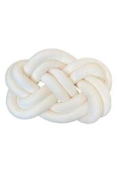 Living and Home 2Pcs Unique Knot Design Throw Pillows for Home Decor in Cream - thumbnail 6