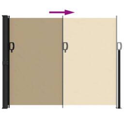 Berkfield Home Retractable Side Awning Beige 160x300 cm - thumbnail 5