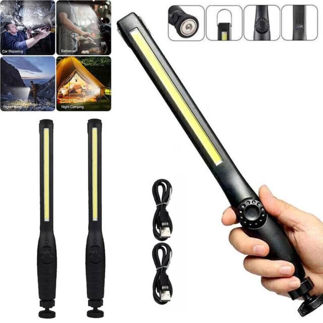 Kelvenix 2X Work Light Rechargeable Hand Torch Inspection Magnetic in Black - image 1