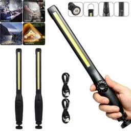 Kelvenix 2X Work Light Rechargeable Hand Torch Inspection Magnetic in Black - thumbnail 1