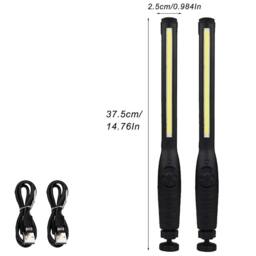 Kelvenix 2X Work Light Rechargeable Hand Torch Inspection Magnetic in Black - thumbnail 2