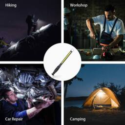 Kelvenix 2X Work Light Rechargeable Hand Torch Inspection Magnetic in Black - thumbnail 5