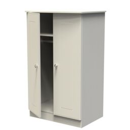 Ready Assembled 2 U Albert 2 Door Midi Wardrobe (Ready Assembled) in Cream - thumbnail 5