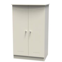 Ready Assembled 2 U Albert 2 Door Midi Wardrobe (Ready Assembled) in Cream - thumbnail 3