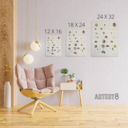 "Artery8 James De Kay Seashells Study Illustration Canvas Wall Art Print in White - Size: W12"" x H16""" - thumbnail 4