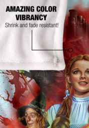 Warner Bros. Wizard of Oz Poster Silky Touch Super Soft Throw Blanket 152 X 127 cm in White - thumbnail 4