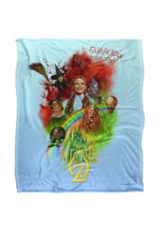 Warner Bros. Wizard of Oz Poster Silky Touch Super Soft Throw Blanket 152 X 127 cm in White - thumbnail 1