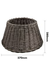Netagon Home Indoor Festive Christmas Tree Skirt in Brown - thumbnail 2