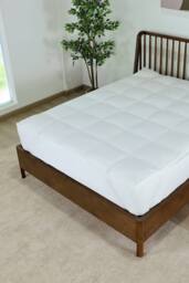 Martex Duck Feather Mattress Topper in White - Size: Single - thumbnail 2