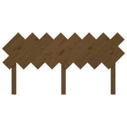 Berkfield Home Beautiful Bed Headboard Honey Brown 159.5x3x80.5 cm Solid Wood Pine - thumbnail 4