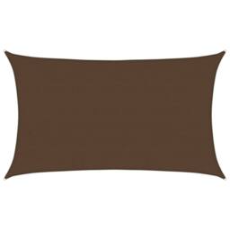 Berkfield Home Sunshade Sail 160 g/m¬≤ Brown 5x8 m HDPE - thumbnail 2