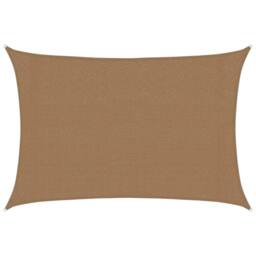 Berkfield Home Sunshade Sail 160 g/m¬≤ Taupe 3x5 m HDPE - thumbnail 2