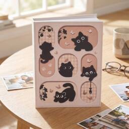 NESTLUNE Photo Album Slip In Case Memo Photograph in Pink - Size: 100 cm x 15 cm - thumbnail 6