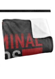 ViacomCBS/Nickelodeon Criminal Minds Logo Silky Touch Super Soft Throw Blanket 152 X 127 cm in White - thumbnail 3