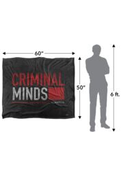 ViacomCBS/Nickelodeon Criminal Minds Logo Silky Touch Super Soft Throw Blanket 152 X 127 cm in White - thumbnail 5