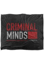 ViacomCBS/Nickelodeon Criminal Minds Logo Silky Touch Super Soft Throw Blanket 152 X 127 cm in White - thumbnail 1