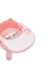 Living and Home Baby Feeding Chair with Tray for Toddler in Pink - thumbnail 5
