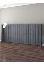 Aspire Grandeur Headboard in Plush Navy in Grey - thumbnail 4