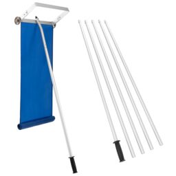 Costway 148-610CM Snow Roof Rake Adjustable Snow Cleaning Tool Lightweight Roof Rake - thumbnail 5