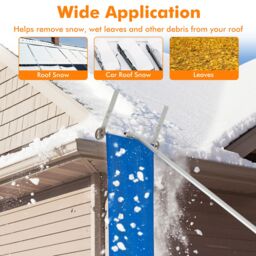 Costway 148-610CM Snow Roof Rake Adjustable Snow Cleaning Tool Lightweight Roof Rake - thumbnail 3