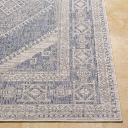 Livabliss Tuareg-Global Blue Grey Off-White Vintage In- & Outdoor Rug in Navy - Size: 160 cm x 215 cm - thumbnail 5