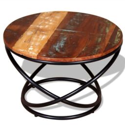 Berkfield Home Coffee Table Solid Reclaimed Wood 60x60x40 cm - Size: 60 x 60 x 40 cm - thumbnail 3
