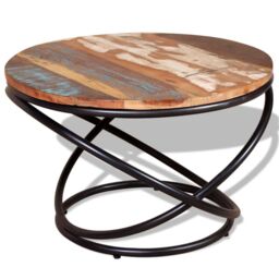 Berkfield Home Coffee Table Solid Reclaimed Wood 60x60x40 cm - Size: 60 x 60 x 40 cm - thumbnail 1